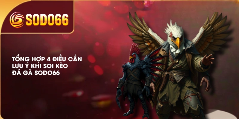 Soi Kèo Đá Gà SODO66 | Xem Phong Độ, Thể Trạng, Biến Động 4 Tổng hợp 4 điều cần lưu ý khi soi kèo đá gà SODO66